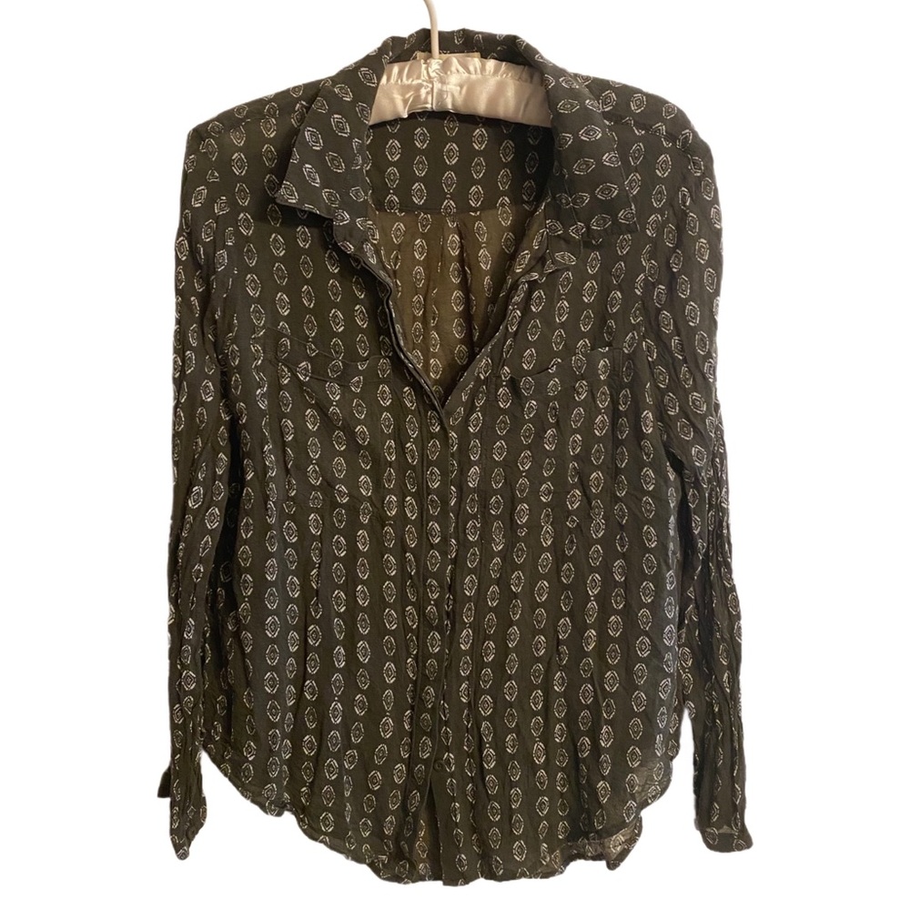 Cloth & Stone/Anthropologie Long Sleeve Blouse Size PL